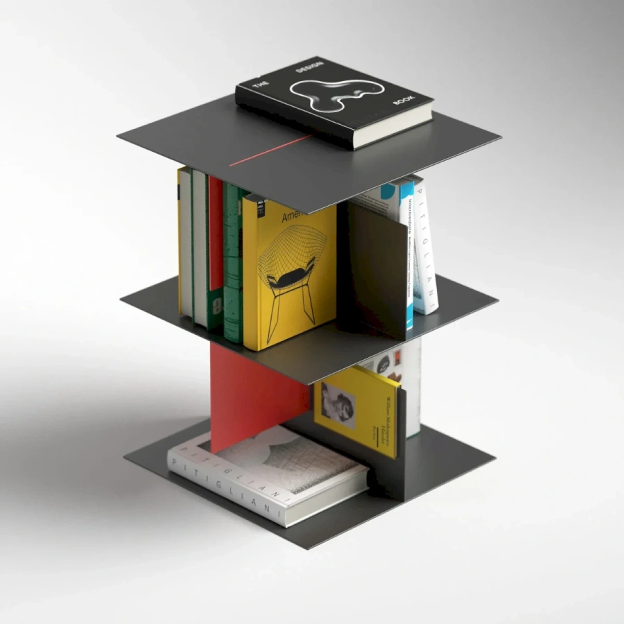 Дизайнерский журнальный стол-этажерка MyOry Build для книг и мелочей. Сборный