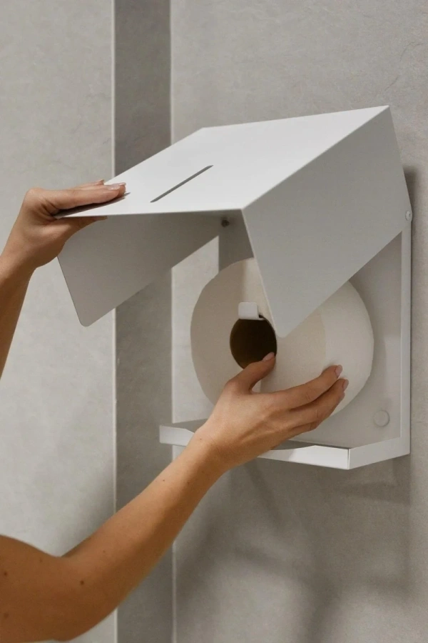 Держатель для большого рулона туалетной бумаги MyOry Paper One |  удобство обслуживания