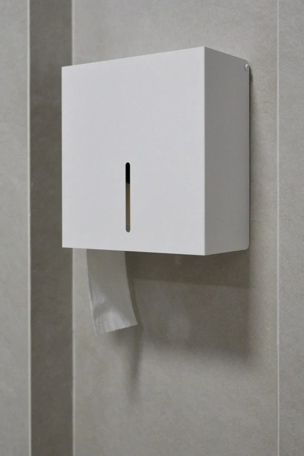 Белый держатель для большого рулона туалетной бумаги MyOry Paper One