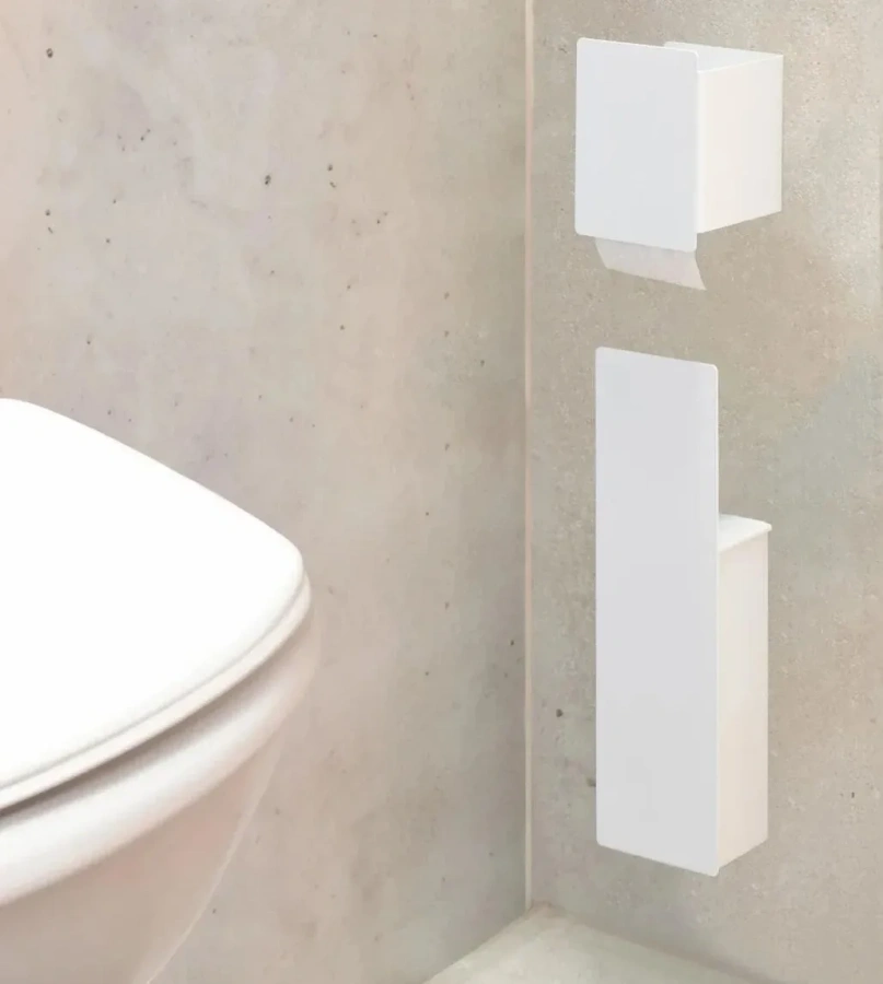 Комплект: держатель для ершика MyOry BrushQuad Three и Держатель для туалетной бумаги MyOry ToiletPaper Hold4