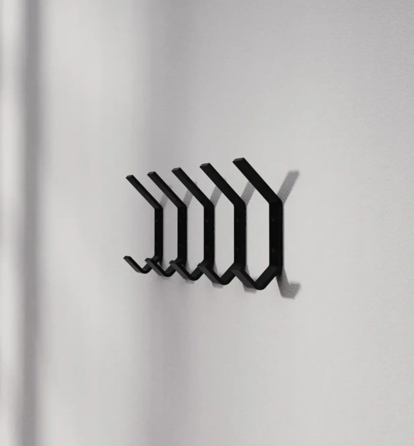 Крючки MyOry Ex для полотенец в интерьере современной ванной комнаты