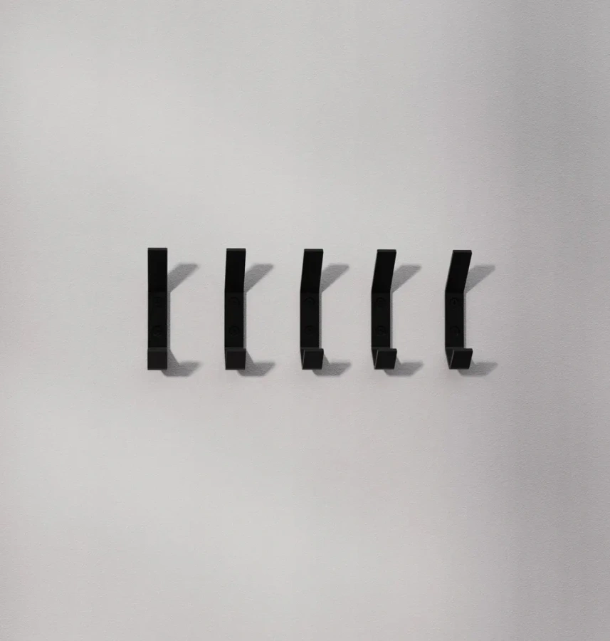 Настенные крючки MyOry Ex комплект 3 шт - строгий дизайн для прихожей и ванной