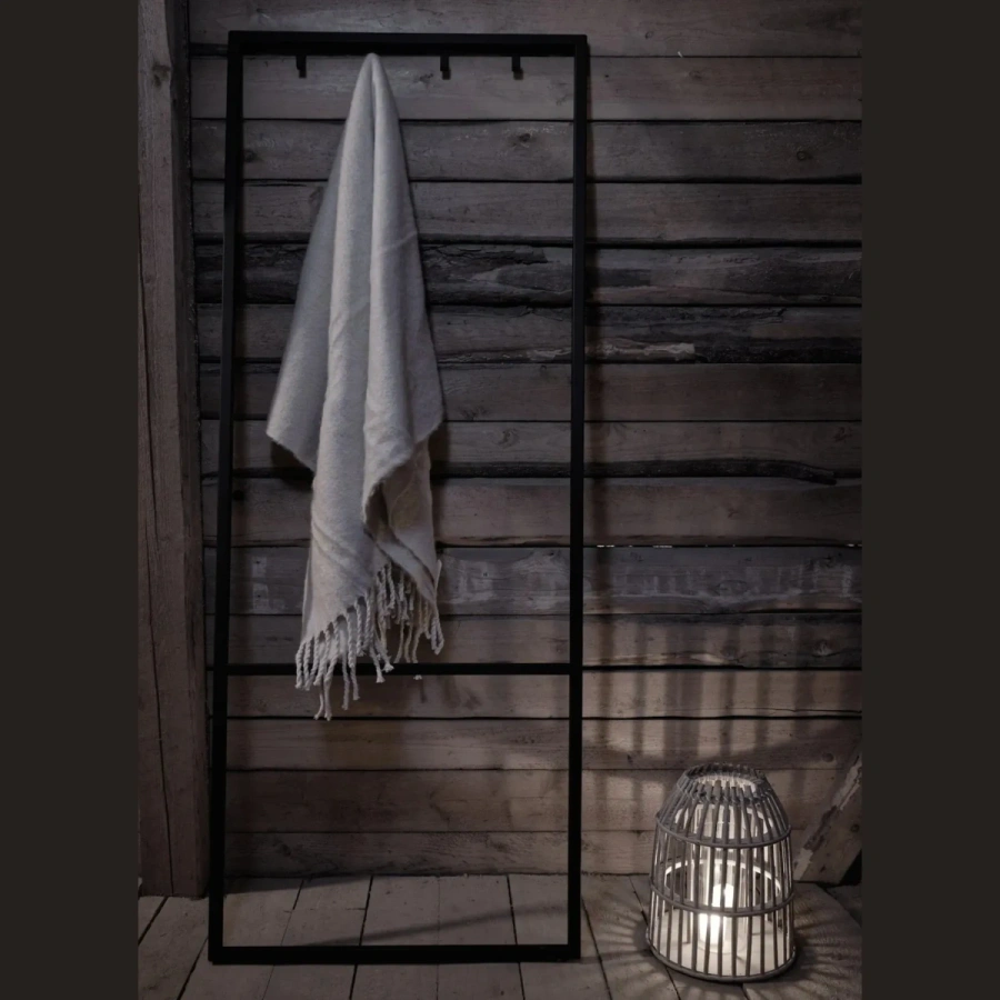 Металлическая напольная вешалка для прихожей или бани MyOry Qad без крепления