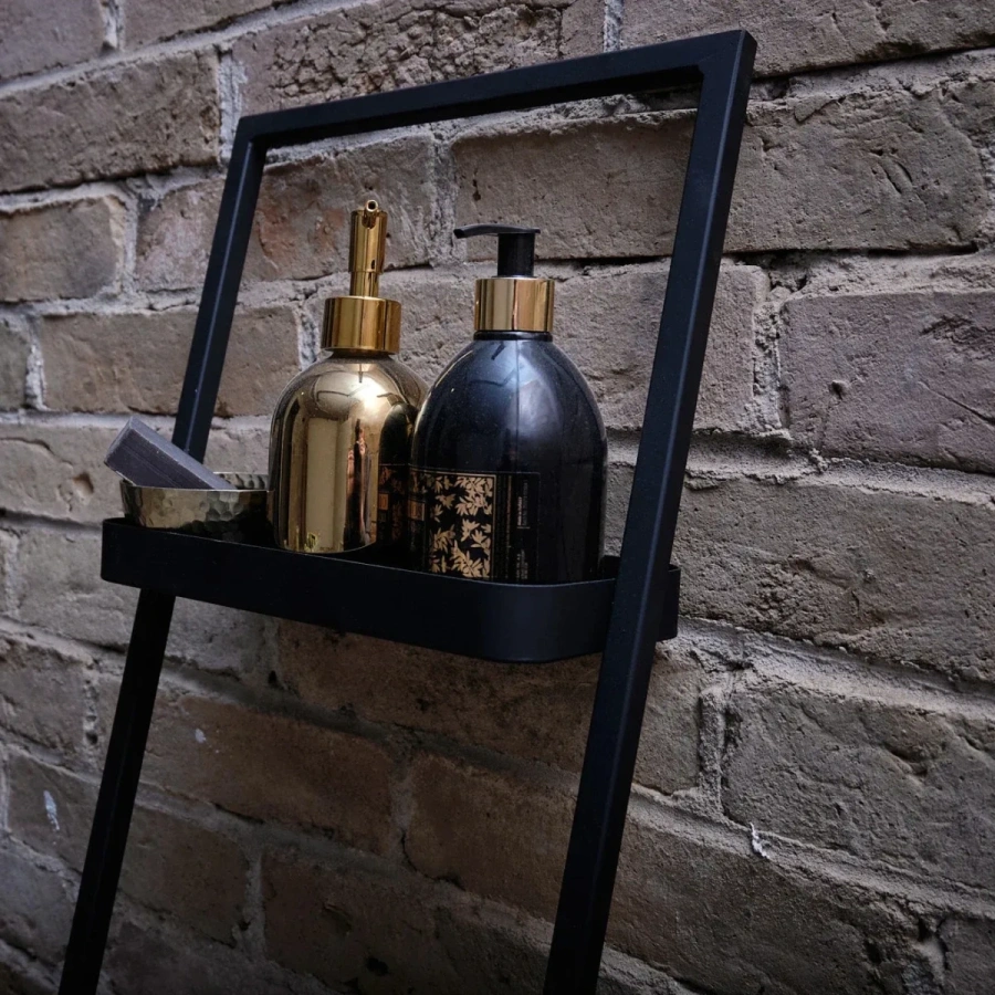 Металлический каркас MyOry Econ с полкой 30×100×13 см. Подставка в ванную комнату