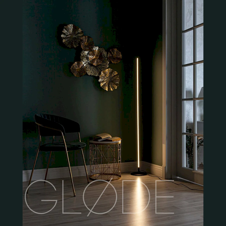 Демонстрация регулировки цвета свечения напольного светильника SimpLumen от теплого до холодного