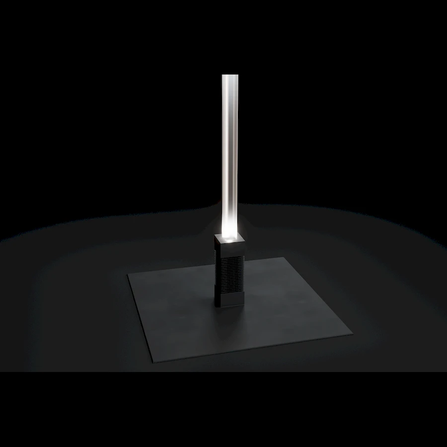 Устойчивое матовое основание и световой стержень LED торшера LightSabre