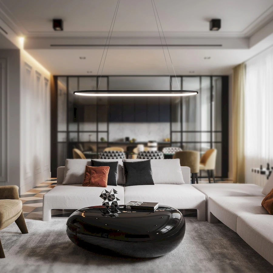 Купите мебель для Вашего интерьера - люстра 250 х 40 см - нет - черный "Rdlamp -". Каталог мебели из России - AdtPro. Id-0