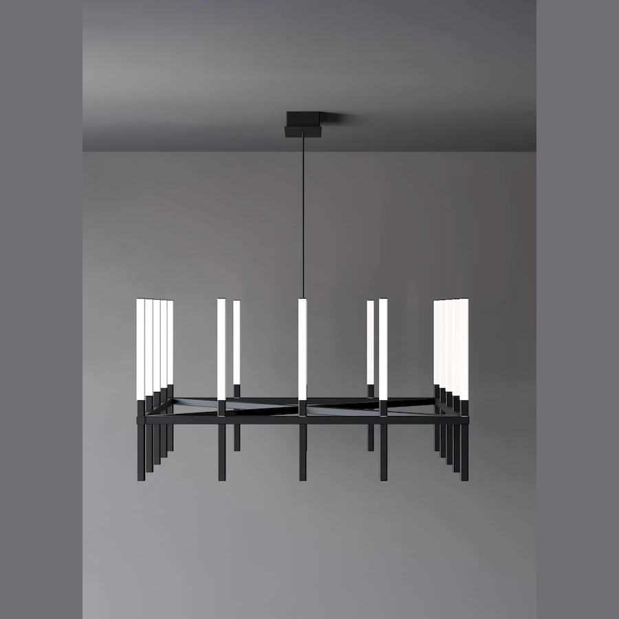 Ваш интерьер украсит оригинальный потолочные светильники. люстра производство glode "Acrilfork three".  Каталог мебели из России - AdtPro. Id-3