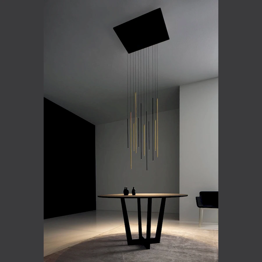 Заказанный у нас эксклюзивный потолочные светильники. люстра черный - 80 см производство glode "Simplumen pipe -" позволит добавить изюминку в интерьер помещения, создать атмосферу свежести и домашнего уюта. Каталог мебели из России - AdtPro. Id-2