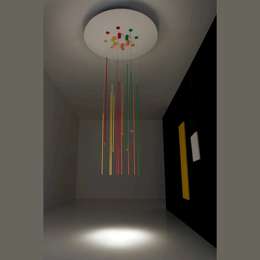 Купите мебель для Вашего интерьера - потолочные светильники. люстра черный - 80 см производство glode "Simplumen pipe -". Каталог мебели из России - AdtPro. Id-9