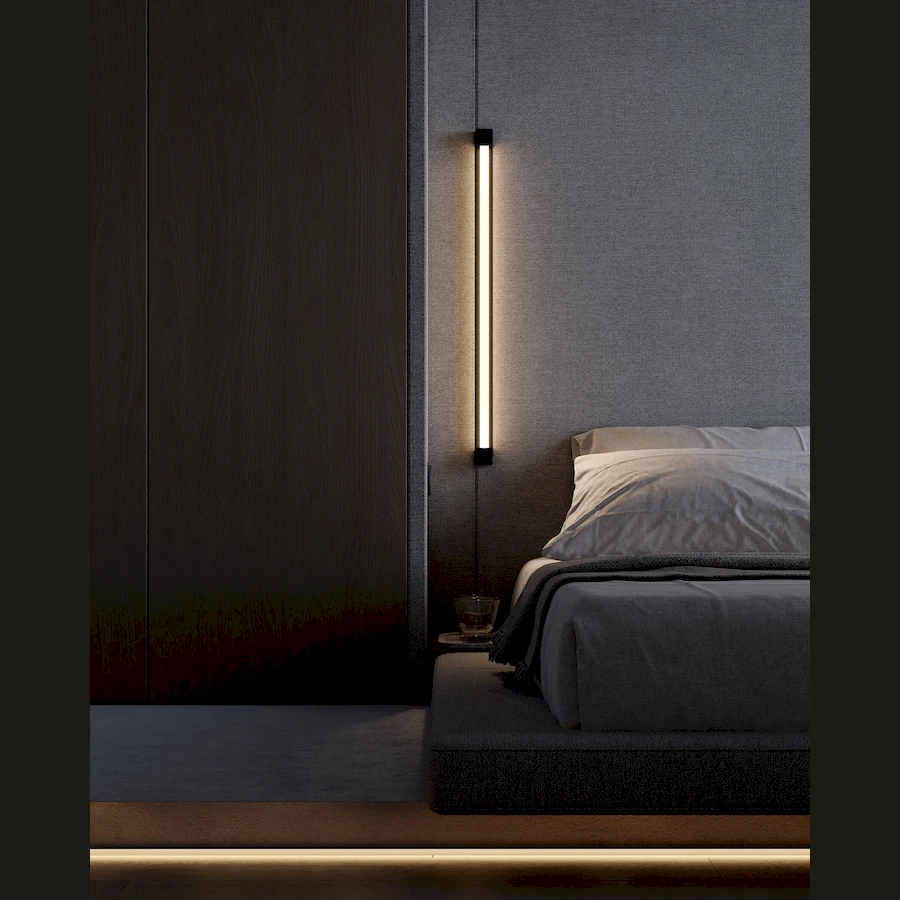 Изготовленная нами мебель на заказ - бра. настенный светильник черный - 80 см производство glode "Acril linebra -" несомненно станет предметом интерьера, на который невозможно будет не обратить внимание. Каталог мебели из России - AdtPro. Id-1