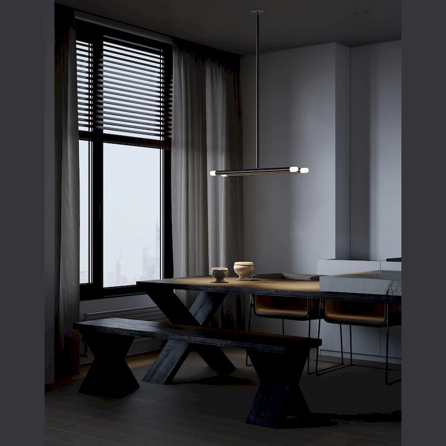 Изготовленная нами мебель на заказ - потолочные светильники. подвес производство glode "Baselume six" несомненно станет предметом интерьера, на который невозможно будет не обратить внимание. Каталог мебели из России - AdtPro. Id-7