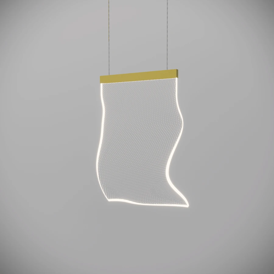 Купите мебель для Вашего интерьера - потолочные светильники. люстра производство glode "Acril wave". Каталог мебели из России - AdtPro. Id-0