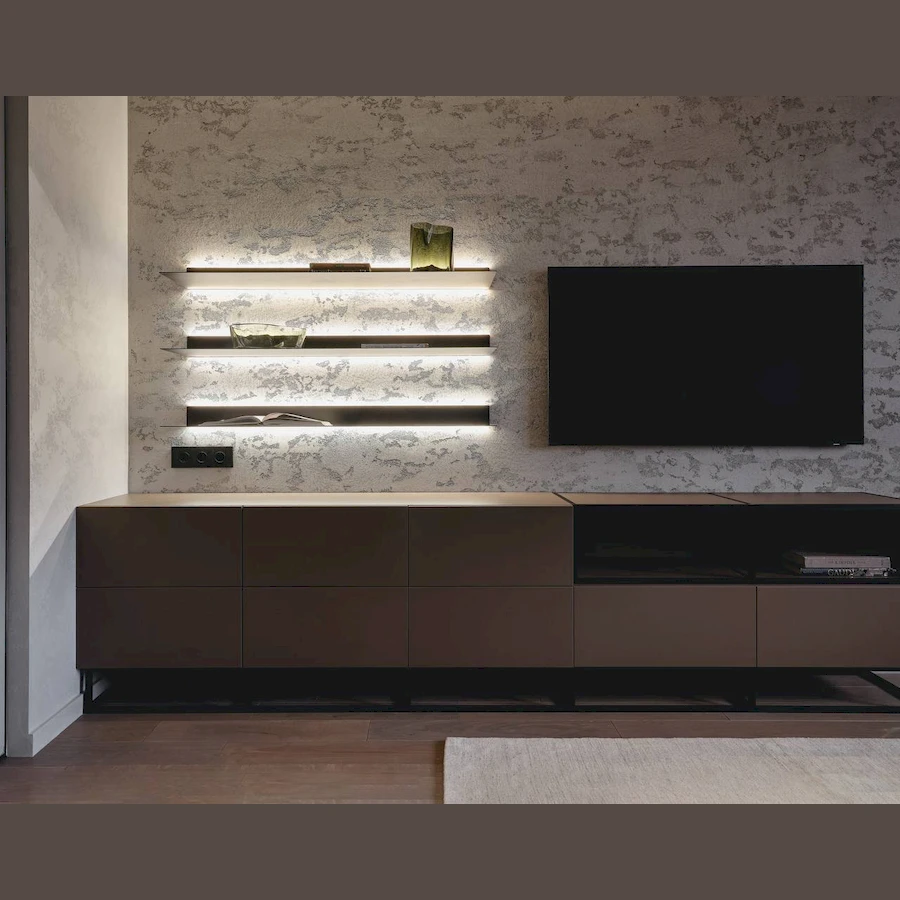 Купите полка с подсветкой oxy производство glode "Полки классические. Настенные полкиБра. " и Ваш интерьер несомненно преобразиться, поскольку над изготовленной в ручную мебелью работали лучшие дизайнеры мебели. Каталог мебели из России - AdtPro. Id-13